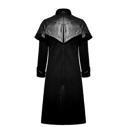Commander Cape Shoulder Double Breasted Trench Coat