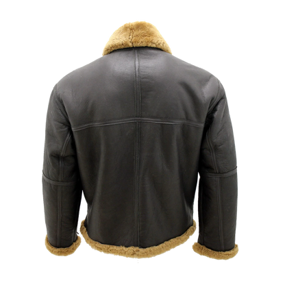 RAF Brown Aviator Leather Jacket