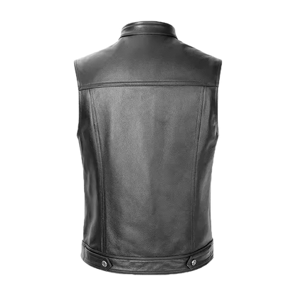 Patchwork Embroidery Leather Vest