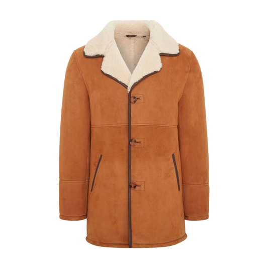 Classic Sheepskin Car Coat