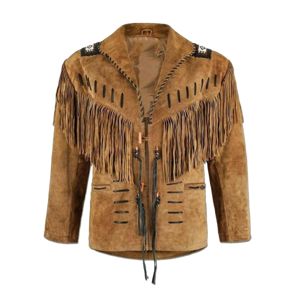 Classic Western Suede Fringe Jacket