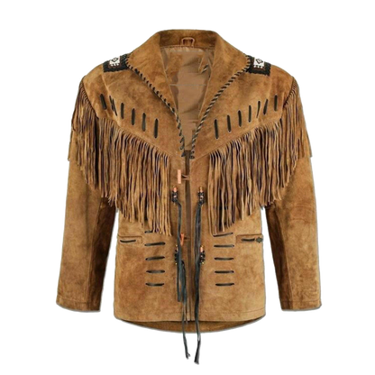 Classic Western Suede Fringe Jacket