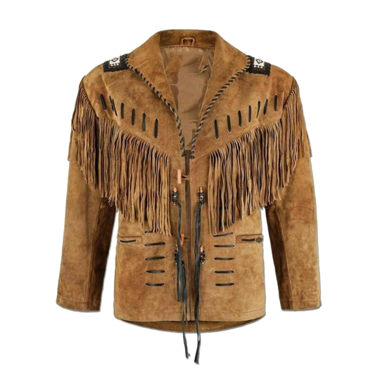Classic Western Suede Fringe Jacket
