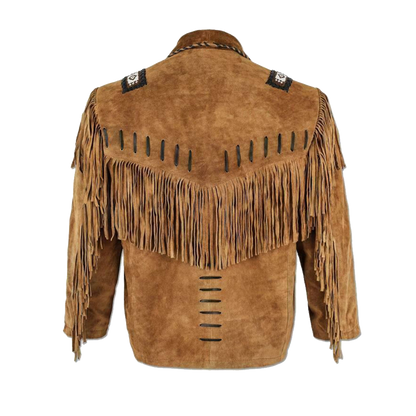 Classic Western Suede Fringe Jacket